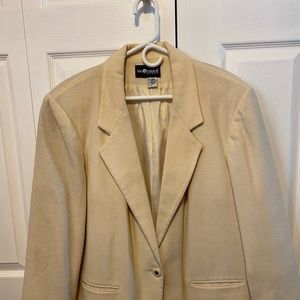 Winter White Wool Jacket